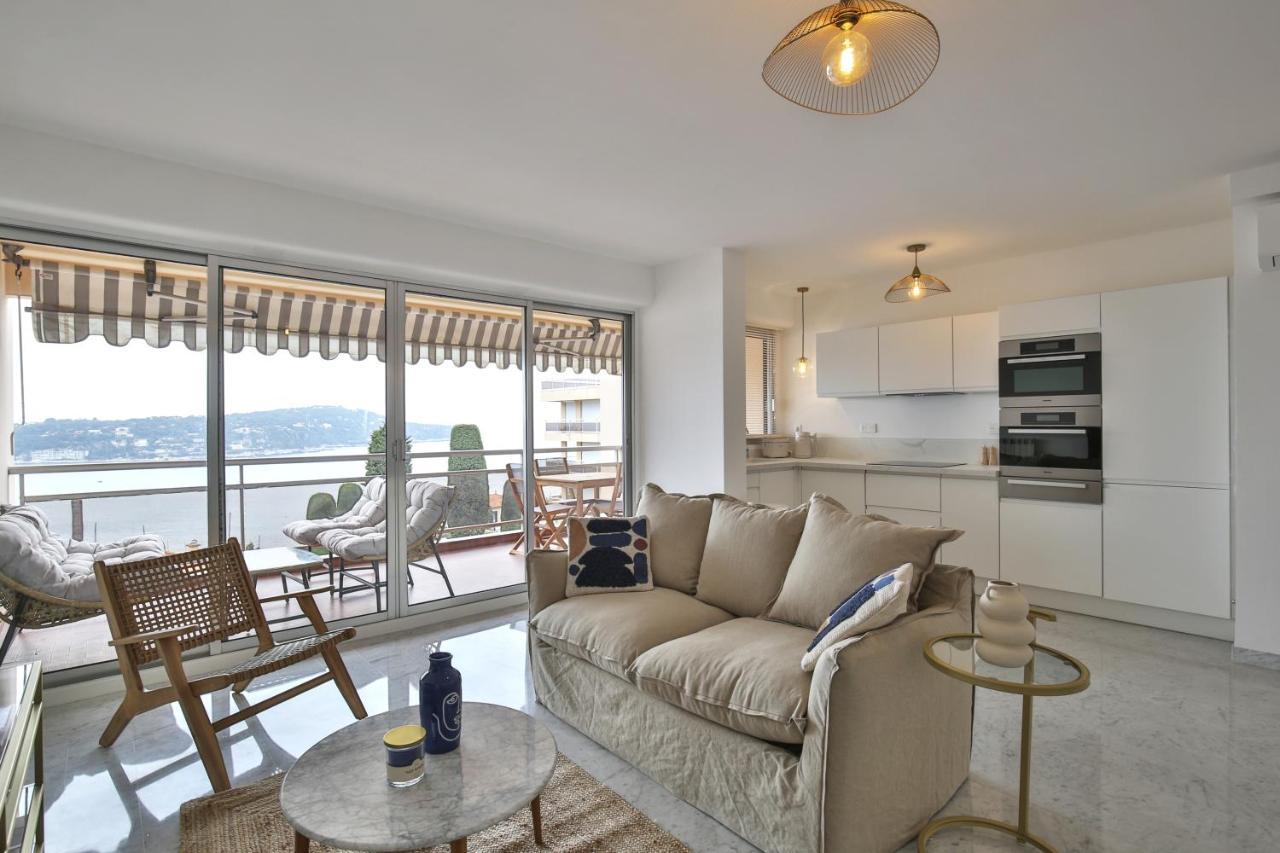 Sublime Appartement Vue Mer. Parking/Piscine/Clim Villefranche-sur-Mer Exteriör bild