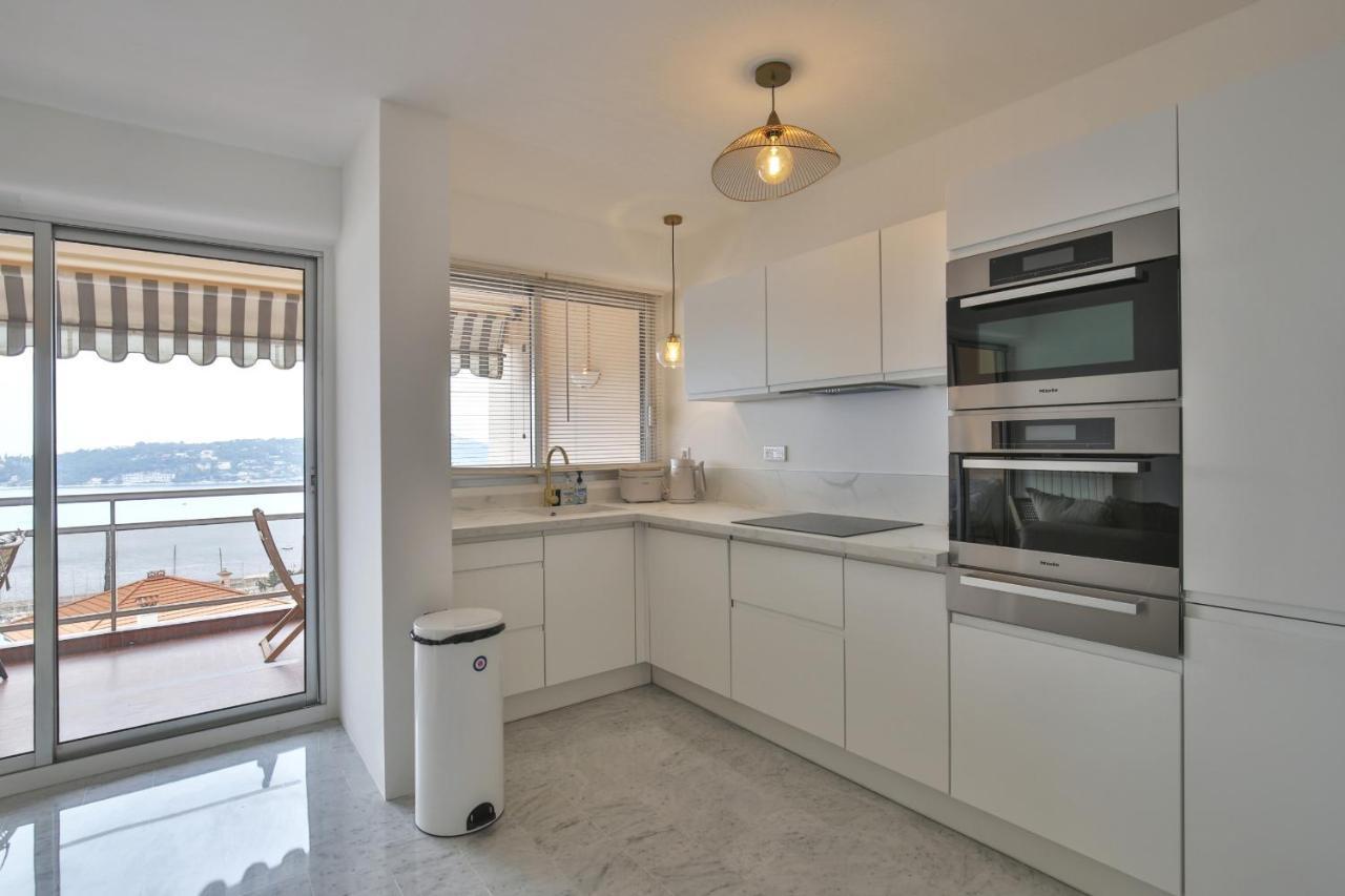 Sublime Appartement Vue Mer. Parking/Piscine/Clim Villefranche-sur-Mer Exteriör bild