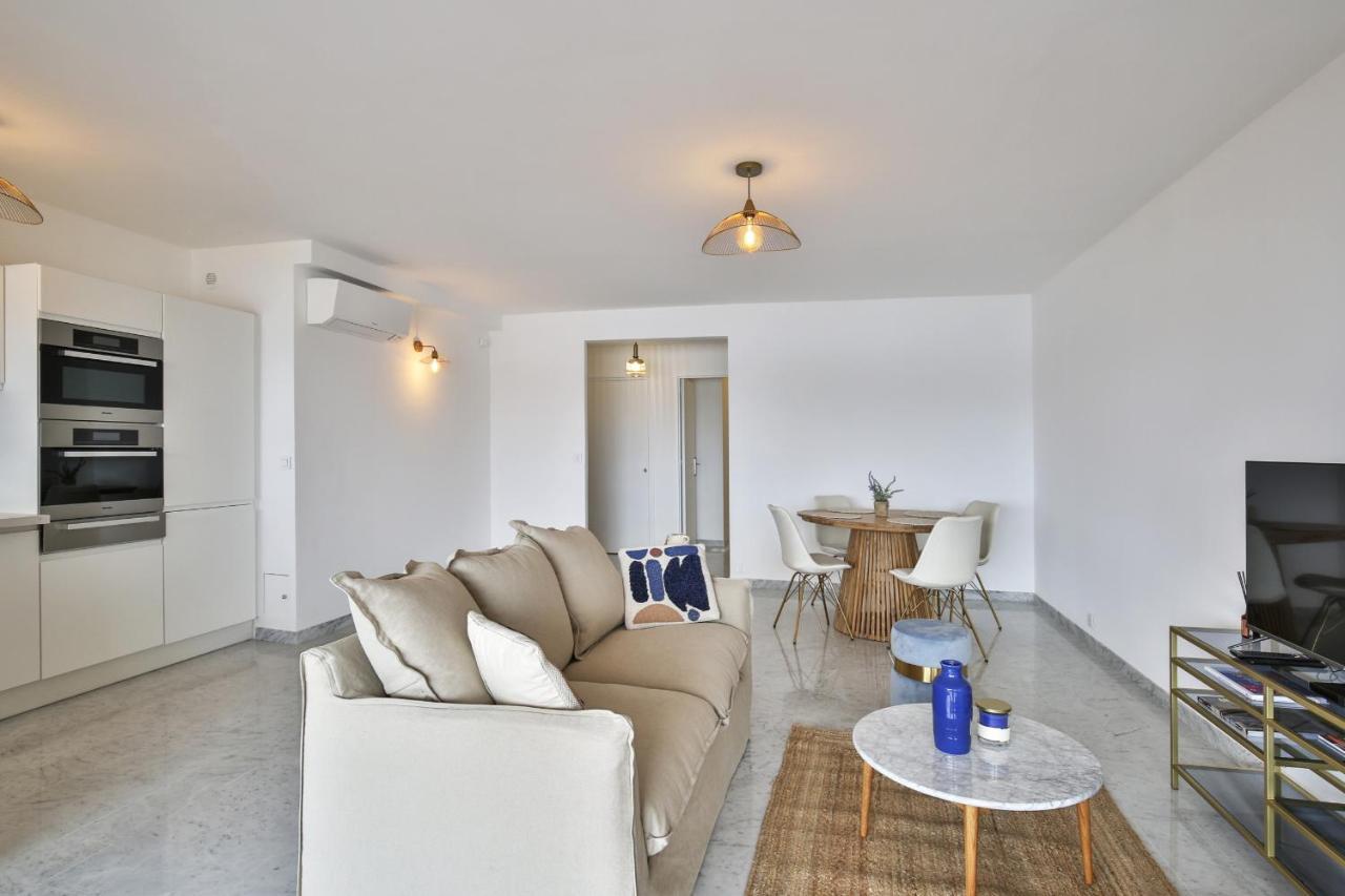 Sublime Appartement Vue Mer. Parking/Piscine/Clim Villefranche-sur-Mer Exteriör bild